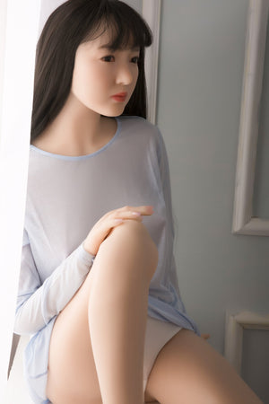 deirdre 152cm black hair japanese medium tits skinny silicone asian small sex doll(2)