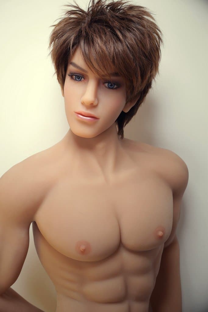 saffron 160cm male af brown hair tpe gay boy sex doll(3)
