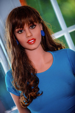 jaclyn 162cm brown hair athletic flat chested tpe wm sex doll(9)
