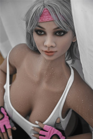 eartha 158cm blonde brown big boobs athletic tpe teen sex doll(4)