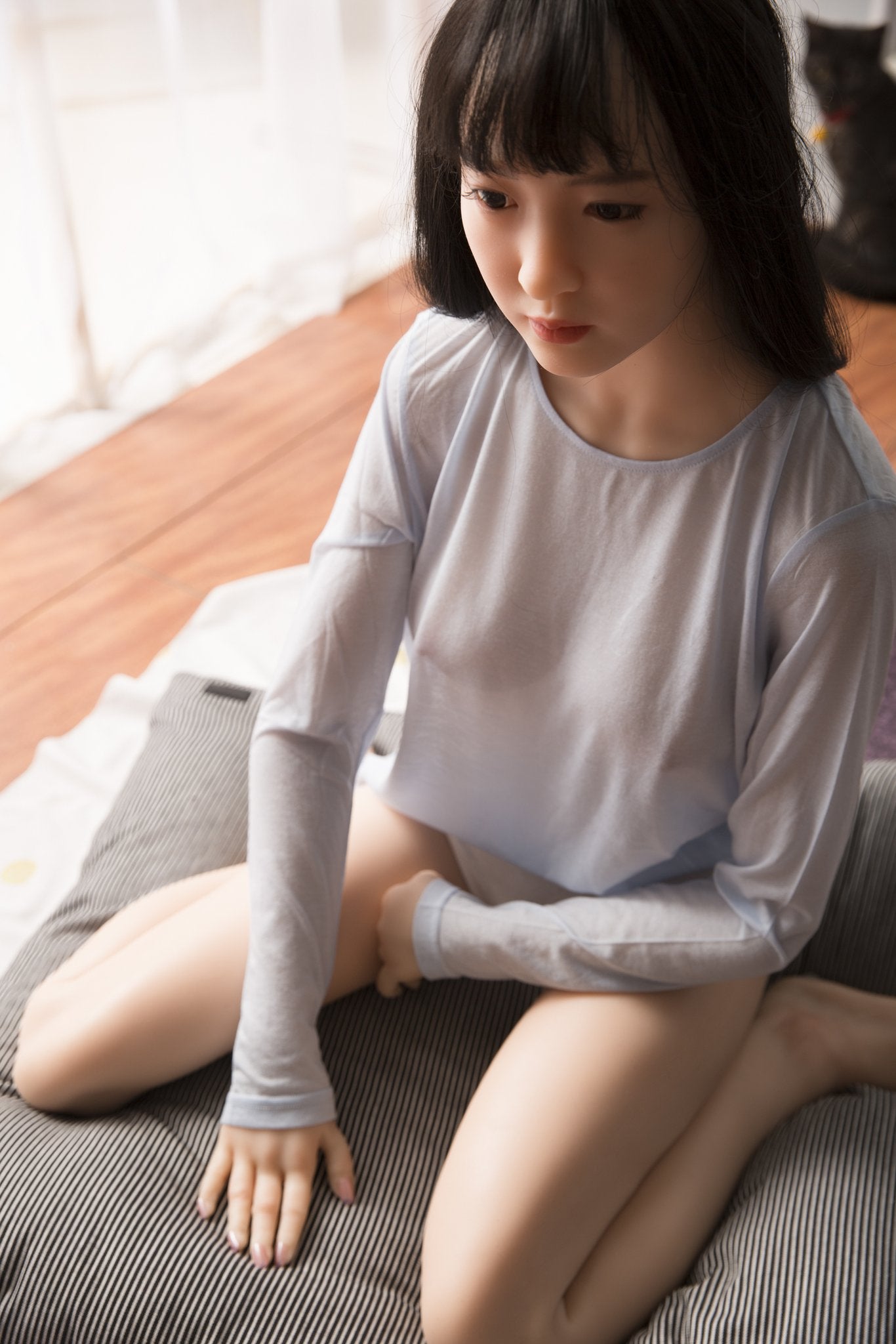 deirdre 152cm black hair japanese medium tits skinny silicone asian small sex doll(6)