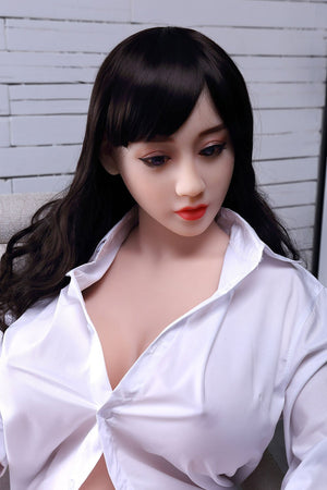 chloe 150cm brown hair curvy big boobs tpe wm asian small sex doll(9)