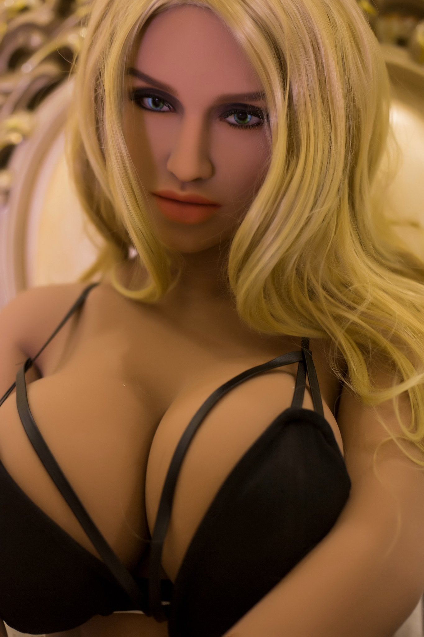 sienna 150cm blonde curvy big boobs tan skin tpe wm small sex doll(3)