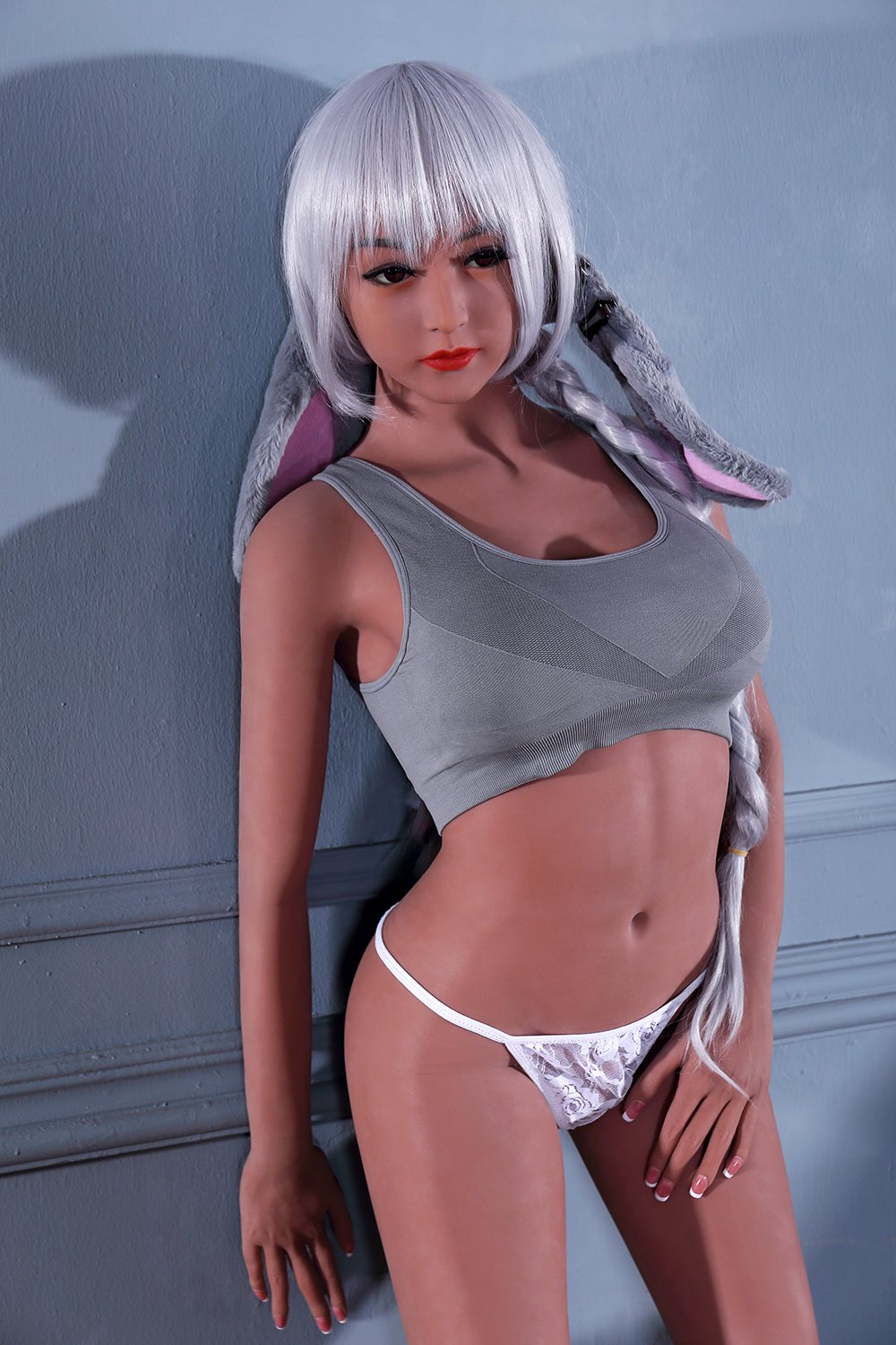 ronnie 158cm blonde japanese medium tits skinny tan skin tpe wm asian sex doll(3)