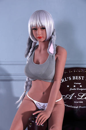 ronnie 158cm blonde japanese medium tits skinny tan skin tpe wm asian sex doll(5)