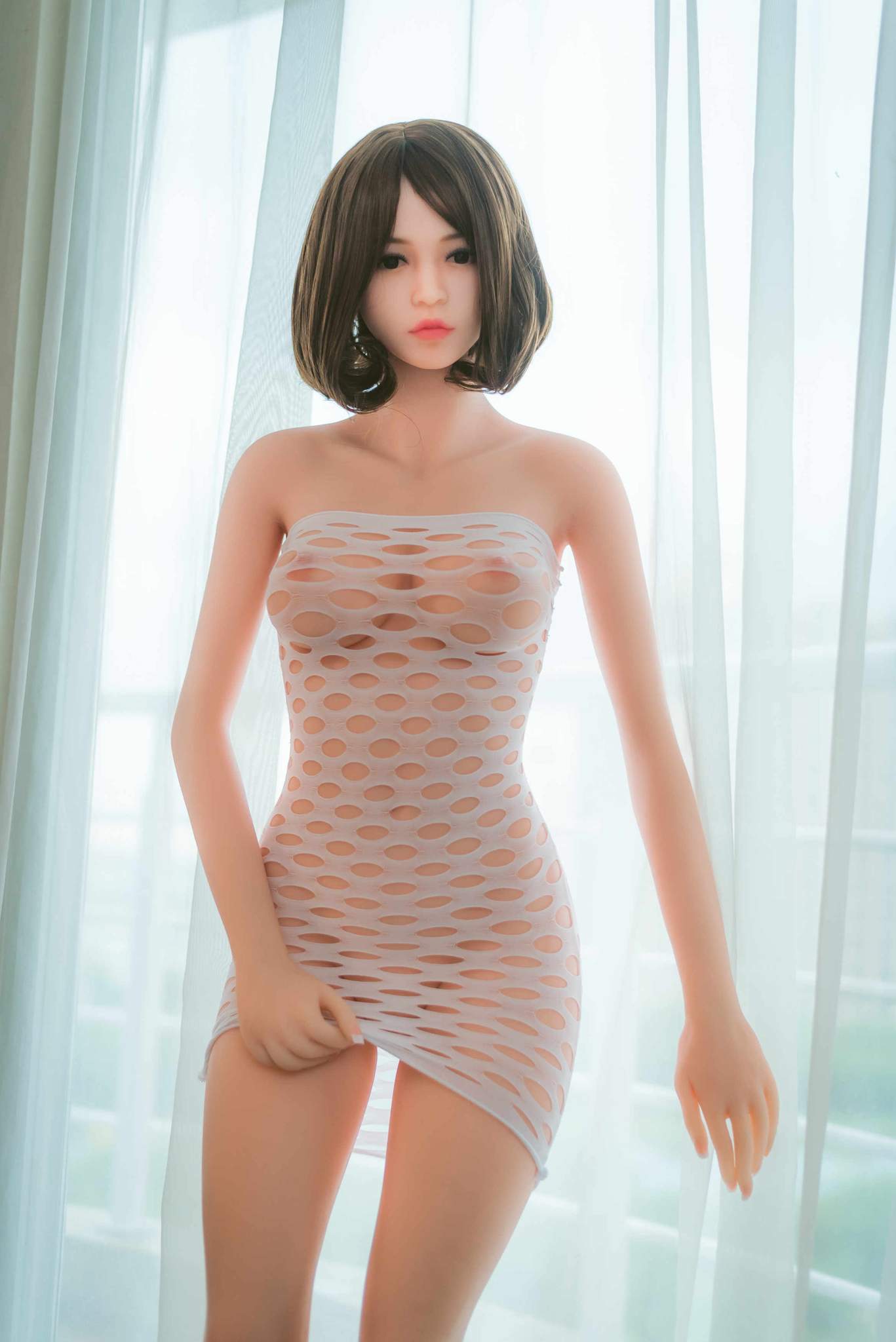 christine 163cm brown hair japanese medium tits skinny tpe wm sex doll(4)
