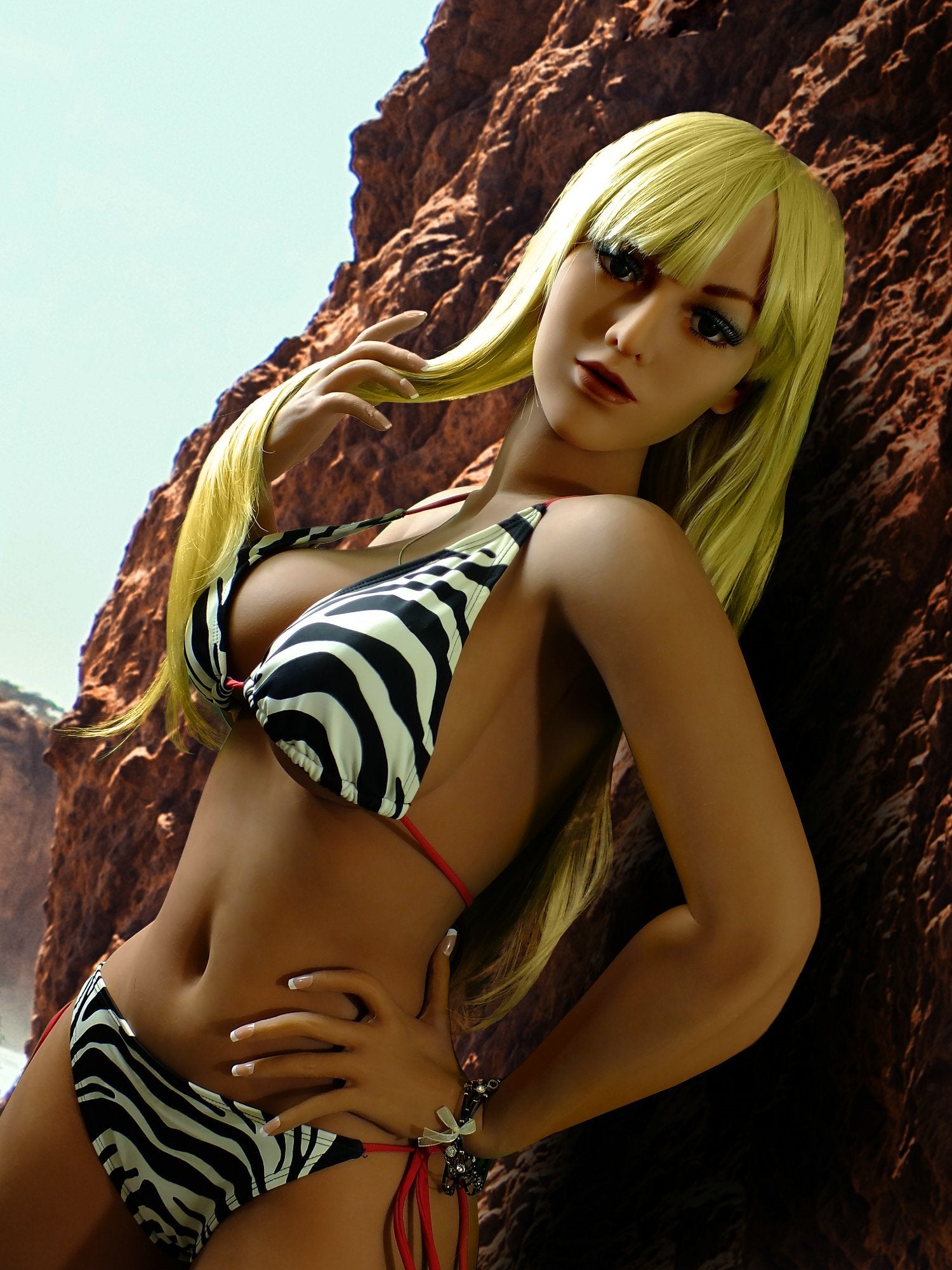 radha 165cm blonde big boobs athletic tan skin tpe yl sex doll(2)