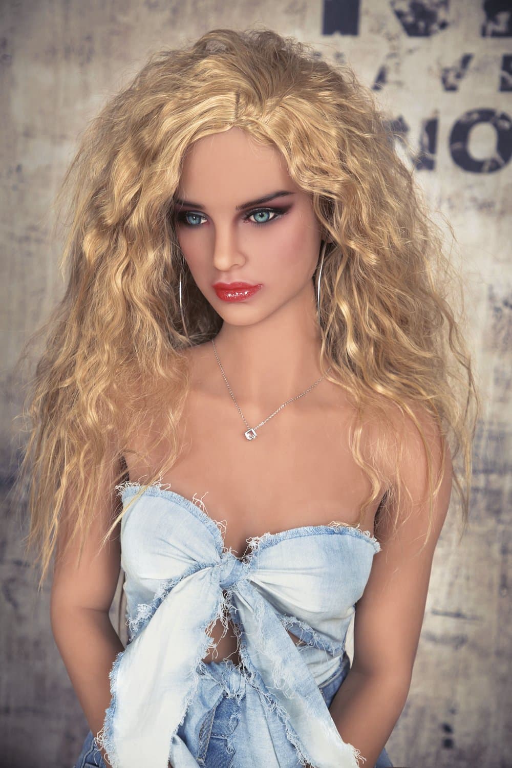 marisa 160cm af blonde skinny flat chested tan skin tpe sex doll(2)