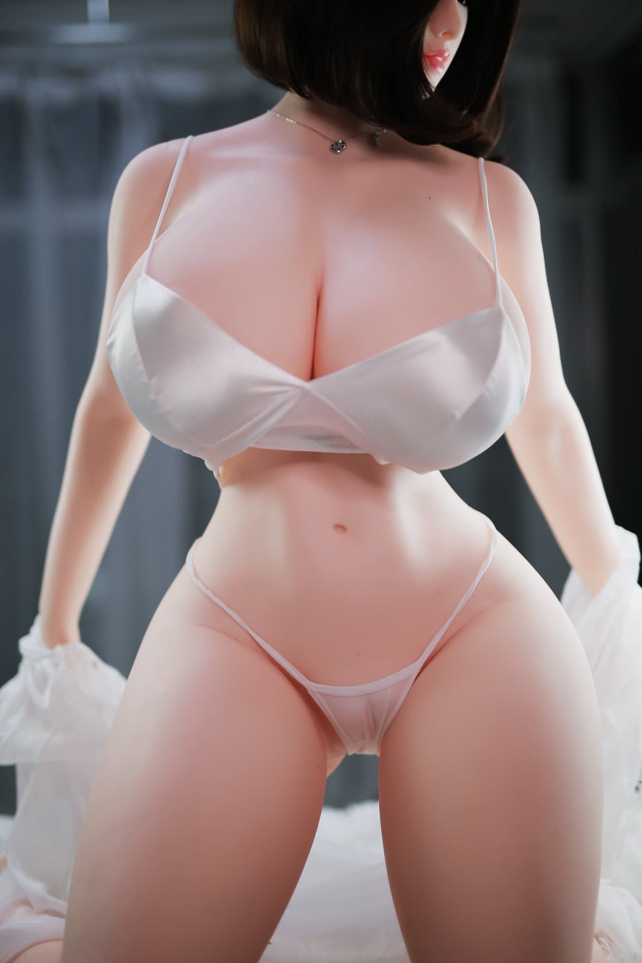 clarice 159cm 5ft3 brown hair curvy giant massive tits jy tpe sex doll(8)