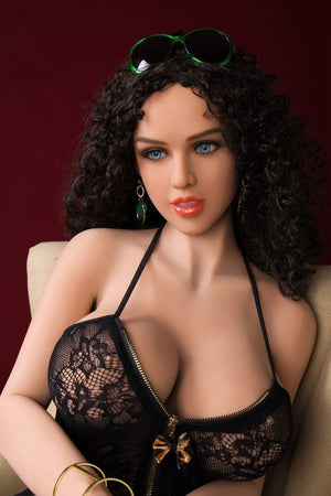 dixie 168cm ai tech black hair curvy big boobs ai robot tan skin sex doll(11)
