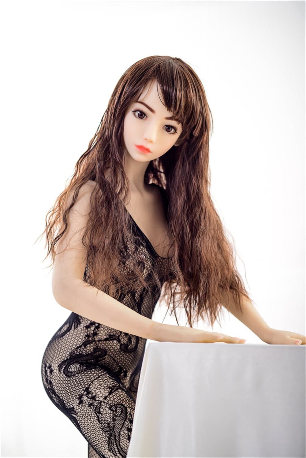 jolene 145cm brown hair medium tits skinny tpe anime small sex doll(15)