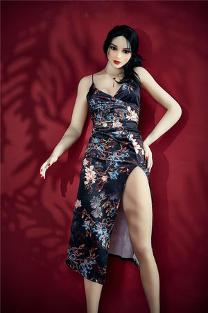 bonita 168cm black hair athletic flat chested tpe sex doll(3)
