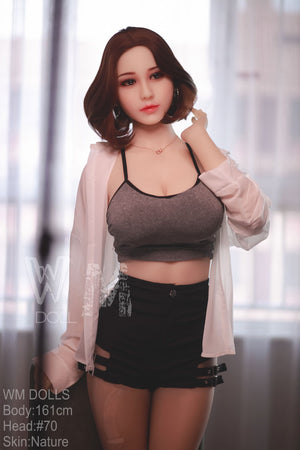 priscilla 161cm brown hair big boobs athletic tpe wm sex doll(2)