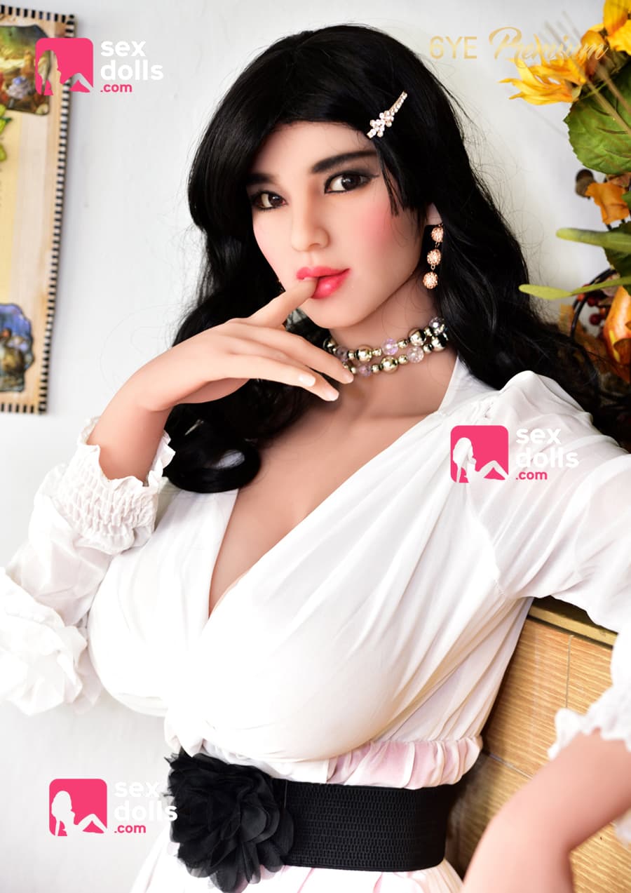 sofia 167cm black hair curvy big boobs tpe sex doll(3)