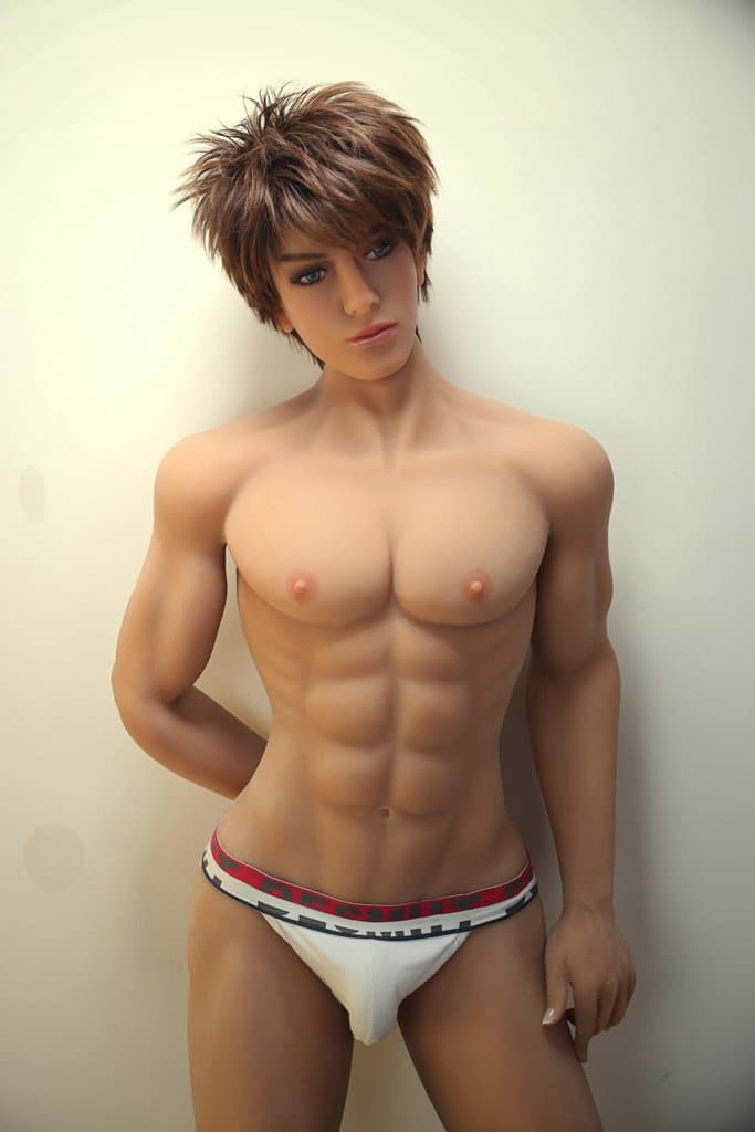 saffron 160cm male af brown hair tpe gay boy sex doll(8)