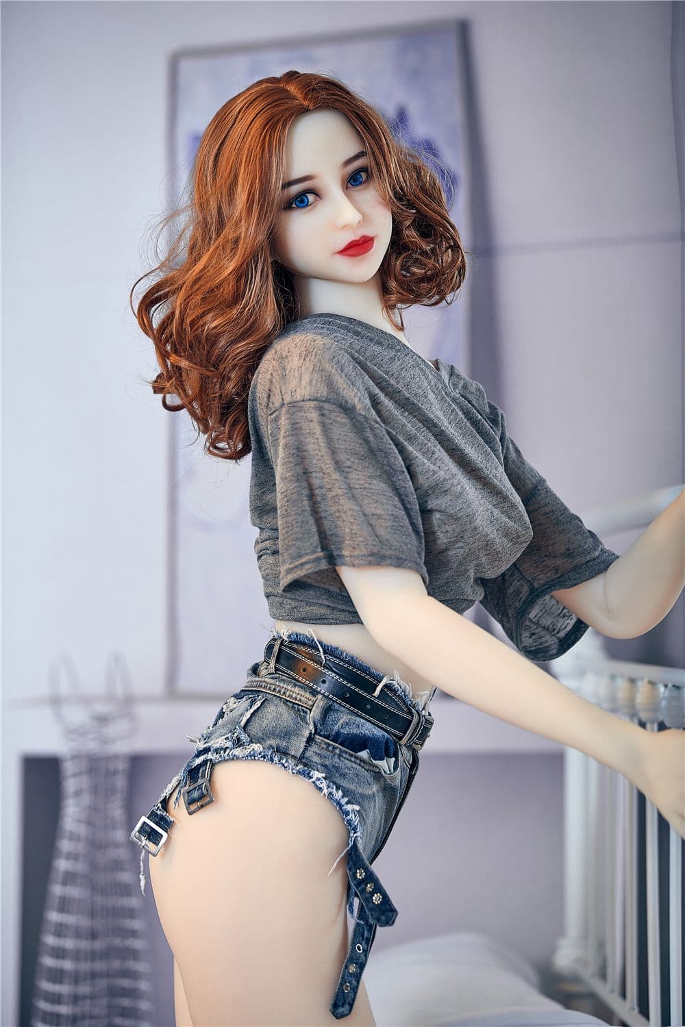 shannyn 168cm medium tits athletic red hair tpe sex doll(10)