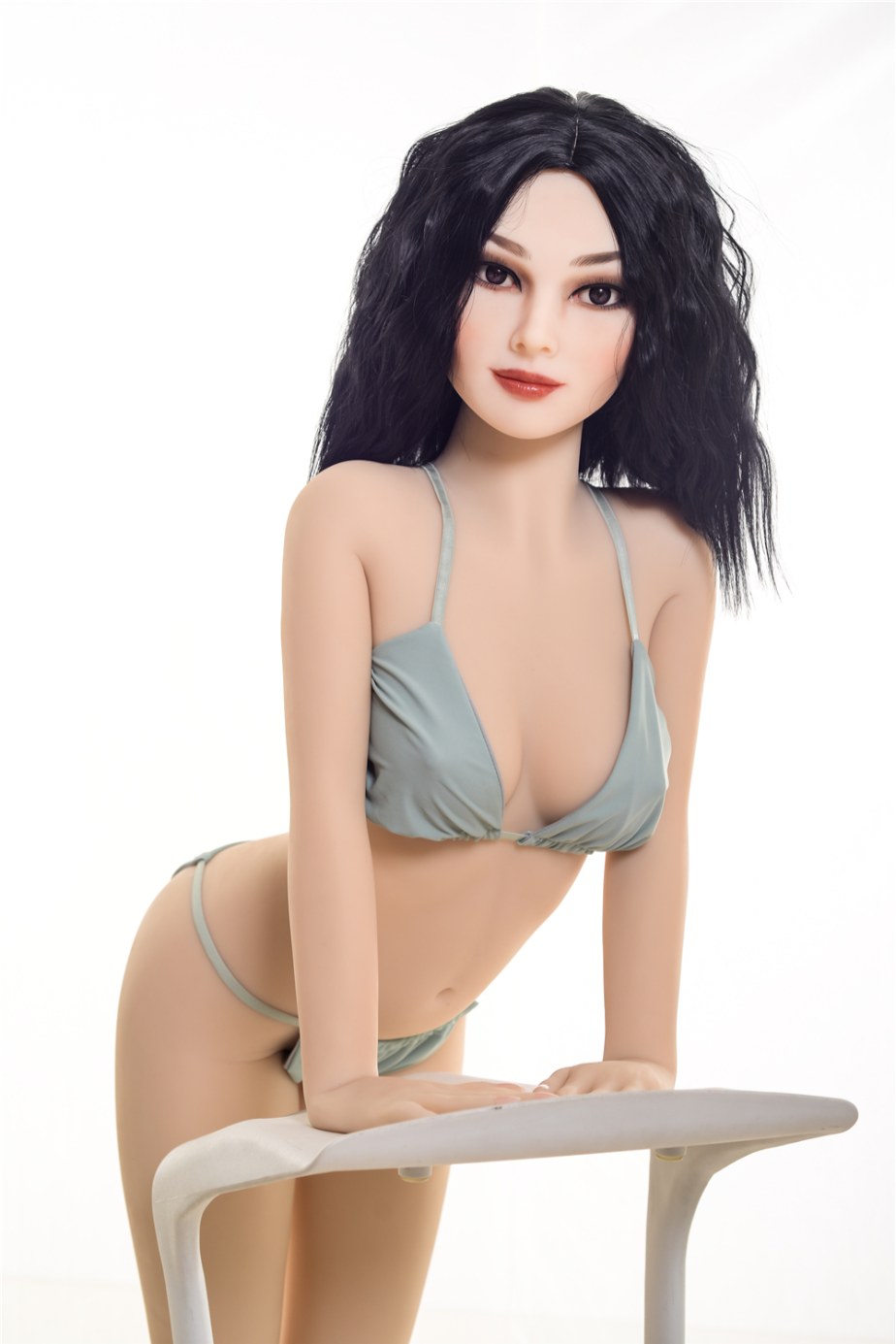 tamlyn 155cm black hair skinny flat chested tpe teen sex doll(11)