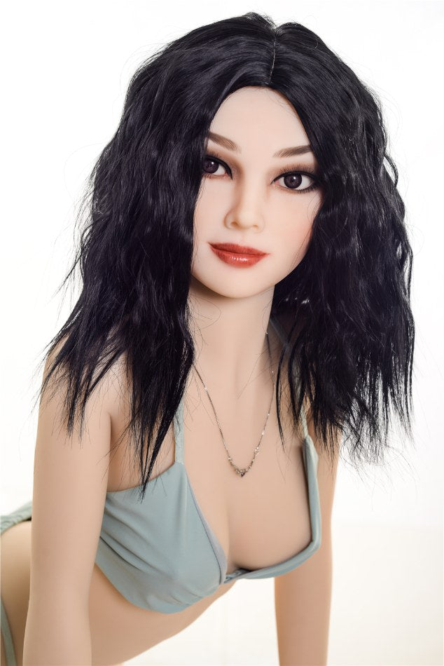 tamlyn 155cm black hair skinny flat chested tpe teen sex doll(3)