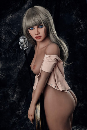 kathleen 150cm skinny flat chested tan skin tpe small sex doll(6)
