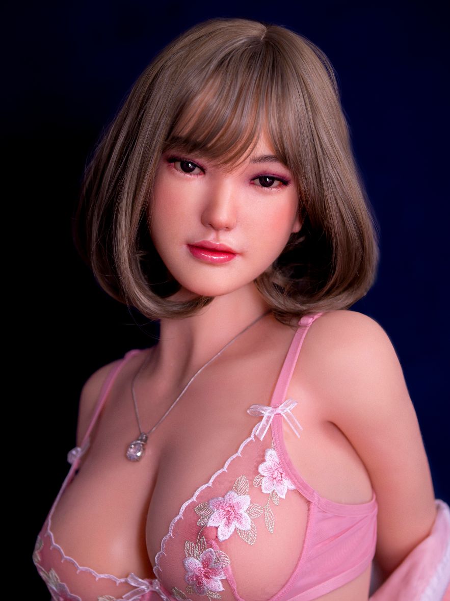 marlee 162cm brown hair curvy japanese big boobs silicone teen sex doll(2)